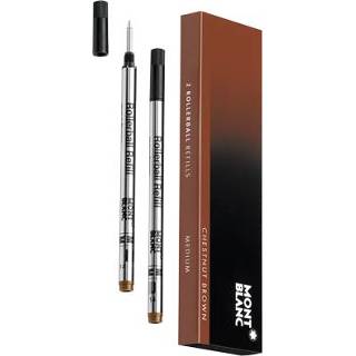 👉 Balpen bruin vulling medium Montblanc Voor De Rollerball Classique Kleur Chestnut Brown Schrijfdikte 4017941576125