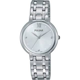 Pulsar dameshorloge wijzerplaat P zilverkleurige vrouwen PUPH8247X1 Zilverkleurige vrouwen Pulsar Dameshorloge wijzerplaat PH8247X1 4894138031939