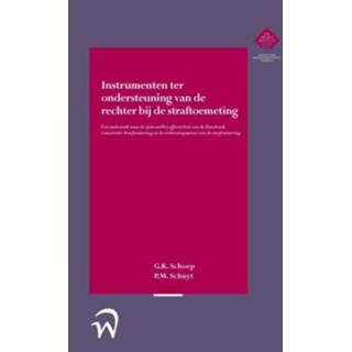 👉 Instrumenten Ter Ondersteuning Van De Rechter Bij Straftoemeting 9789058501073