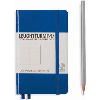 👉 Notitieboek blauw Leuchtturm1917 Notitieboekje Pocket A6 Dotted 4004117424397