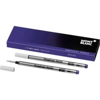 👉 Fineliner purper vulling Montblanc Voor De Kleur Amethyst Purple Schrijfdikte Breed 4017941705075