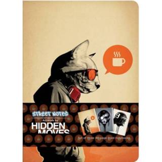 👉 Large Street Notes By Hidden Moves Set Of 3 Notebooks - Rockpoint 9781631060038