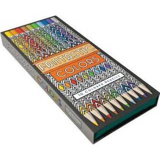 👉 Pencil Fantastic Colours 10 Colored Pencils 9781452159096