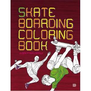 👉 Skateboarding Coloring Book - Dokument Press 9789185639458