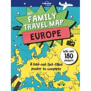👉 Lonely Planet My Family Travel Map Europe 1st Ed 9781787013216