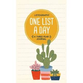 👉 Listography One List A Day Three Year Journal - Chronicle 9781452164441