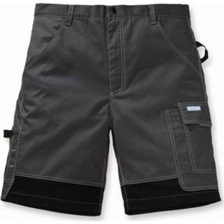 Shorts antraciet/zwart met reflecterende strepen maat M