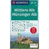 👉 Kompass Wk779 Mittlere Alb Münsinger 9783990443675