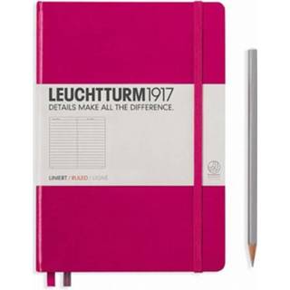 👉 Notitieboek rood medium Leuchtturm1917 Notitieboekje A5 Gelinieerd Berry 4004117424946