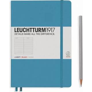 👉 Notitieboek blauw medium Leuchtturm1917 Notitieboekje A5 Gelinieerd Nordic 4004117491320