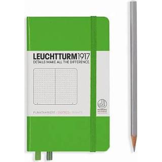 👉 Notitieboek groen Leuchtturm1917 Notitieboekje Pocket A6 Dotted Gras 4004117530678