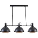 👉 Industriële hanglamp active zwart Vintage 3 Kappen Kantelbaar 7432022722746