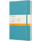 👉 Notitieboek blauw large Moleskine Notitieboekje Classic Reef Gelinieerd 8058341715345