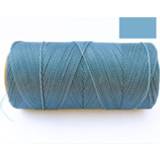 👉 Klos blauw polyester active Macrame Koord - HEMELS / SKY BLUE Waxed Cord 914 cm 1mm dik 7436938711757