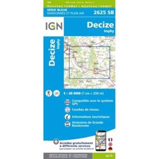👉 Wegenkaart Decize Imphy 9782758534365