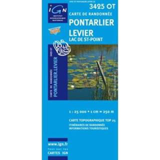 👉 Wegenkaart Pontarlier Levier Lac De Saint Point 9782758510543