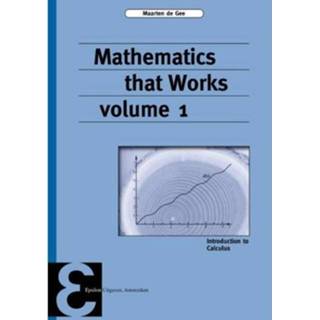 👉 Mathematics That Works 1 Epsilon Uitgaven - Maarten De Gee 9789050411677