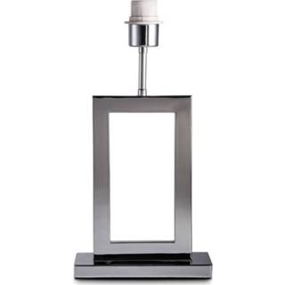 👉 Tafellamp chroom metaal traditioneel binnen HOME SWEET jong square ↕ 40 cm 8715582969073