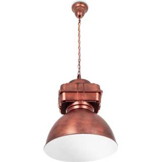 👉 Hanglamp metaal dustrieel binnen plafond koper HOME SWEET wanted Ø 41 cm 8718808101677