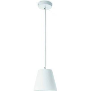 👉 Hanglamp wit textiel metaal modern binnen plafond zand HOME SWEET clocks Ø 18 cm 8718808101073