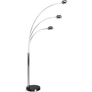 👉 Vloerlamp chroom metaal modern zelf monteren binnen HOME SWEET callisto III ↕ 200 cm 8718808100243