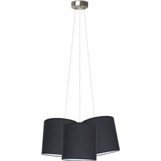Hanglamp zwart PVC metaal tijdloos binnen plafond HOME SWEET triple Ø 50 cm 8715582882624