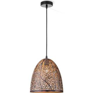 👉 Hanglamp bruin metaal vintage binnen plafond HOME SWEET rusty D Ø 25 cm 8718808022514