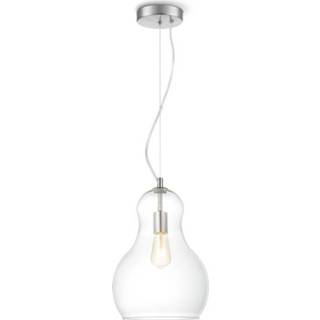 👉 Hanglamp transparant staal glas traditioneel binnen plafond HOME SWEET bello big Ø 30 cm 8718808093187