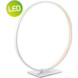 👉 Tafellamp aluminium modern LED gentegreerd binnen HOME SWEET eclips ↕ 36 cm 8718808122450