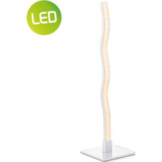 👉 Tafellamp aluminium kunststof modern LED gentegreerd binnen HOME SWEET base ↕ 38 cm 8718808093316
