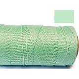 👉 Klos active donkergroen groen polyester Macrame Koord - MINT / GREEN Waxed Cord 914 cm 1mm dik 7436938712723