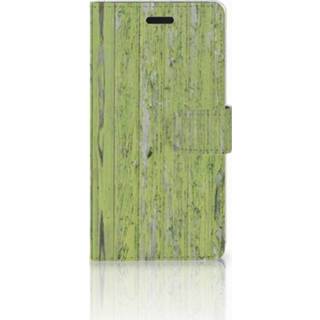👉 Donkergroen Huawei P9 Lite Boekhoesje Design Green Wood 8718894095485