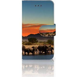 👉 Apple iPhone 6 | 6s Boekhoesje Design Olifanten 8718894180945