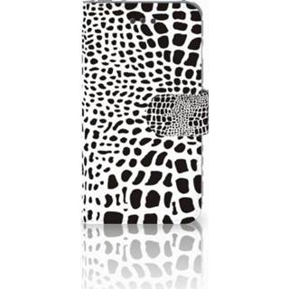 👉 Apple iPhone 6 | 6s Uniek Boekhoesje Slangenprint 8718894220351