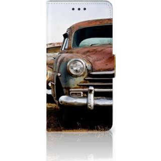 👉 Samsung Galaxy S7 Edge Uniek Boekhoesje Vintage Auto 8718894222072