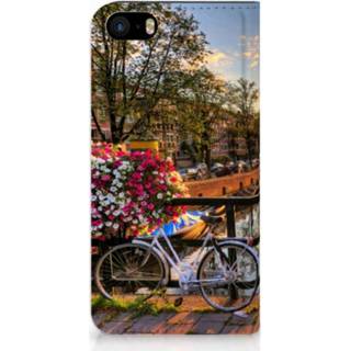 👉 Standcase IPhone SE|5S|5 Uniek Hoesje Amsterdamse Grachten 8718894281550