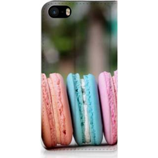 Standcase IPhone SE|5S|5 Hoesje Design Macarons 8718894281864