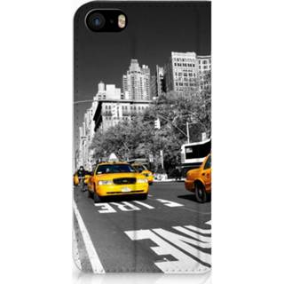 👉 Standcase IPhone SE|5S|5 Hoesje Design New York Taxi 8718894282038