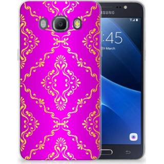 👉 Roze Samsung Galaxy J5 2016 Uniek TPU Hoesje Barok 8718894331125
