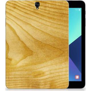 👉 Tablethoes hout Samsung Galaxy Tab S3 9.7 Uniek Tablethoesje Licht 8718894342367