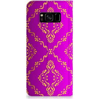 👉 Standcase roze Samsung Galaxy S8 Uniek Hoesje Barok 8718894353011