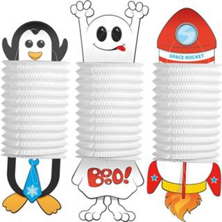 👉 Meerkleurig Knutsellampion Pinguin/Spook/Raket 8714572505826