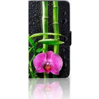 👉 Orchidee Motorola Moto G5S Plus Boekhoesje Design 8718894381977