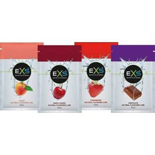 👉 Sachet EXS Flavoured Lubricant - 4 Sachets Glijmiddel Met Smaak