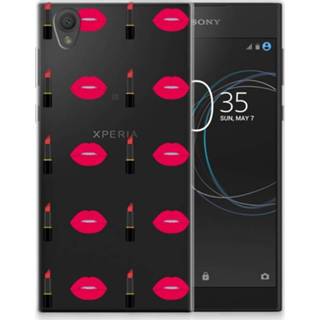 👉 Lippenstift Sony Xperia L1 TPU Hoesje Design Lipstick Kiss 8718894425725