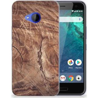 👉 HTC U11 Life TPU Hoesje Design Tree Trunk 8718894427392