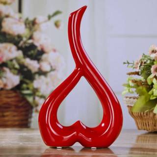 👉 Rood Creative Modern Household Ceramic Artwork Living Room Love Vase Decoration