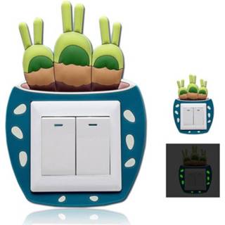 👉 Switch multi-b Luminous Cactus Sticker Creative Set Home Decor