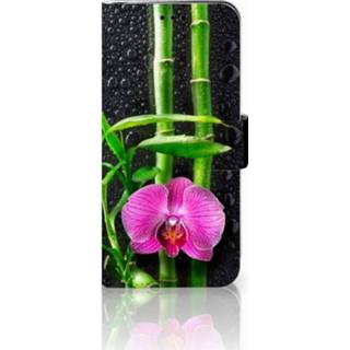 👉 Orchidee Samsung Galaxy A8 2018 Boekhoesje Design 8718894433010