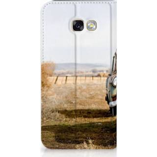 👉 Standcase Samsung Galaxy A5 2017 Uniek Hoesje Vintage Auto 8718894455500